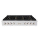 ZLINE 48" Paramount Gas Rangetop Stainless Steel Brass Burners SRT-BR-48