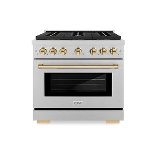 ZLINE 36" Paramount Gas Range DuoPro™ Cooktop, Convection Gas Oven PSGRSZ-36-G