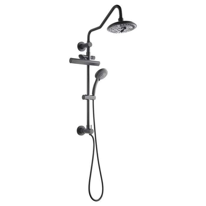 Forno Acqua AcquaFALL Shower, Overhead Rainfall Shower, Handheld Shower Head SCW2BK-C2