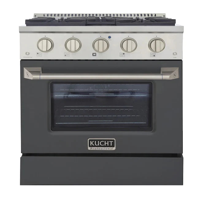 Kucht 30” Pro-Style Kitchen Dual Fuel Range - KDF302/LP-GR