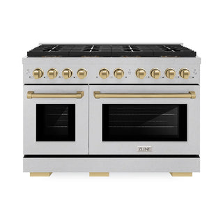 ZLINE 48" Paramount Gas Range DuoPro™ Cooktop, Dual Ovens PSGRSZ-48-CB