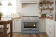 Kucht 36” Pro-Style Kitchen Dual Fuel Range in Light Blue - Front View