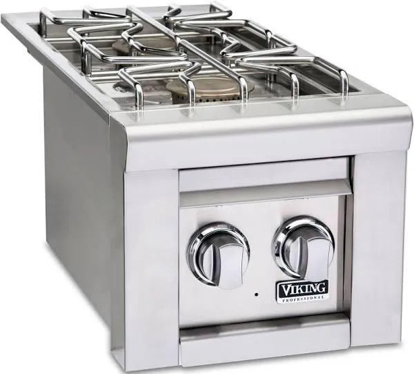 Viking® 5 Series 13" Stainless Steel Natural Gas Double Side Burner VQGSB5131NSS