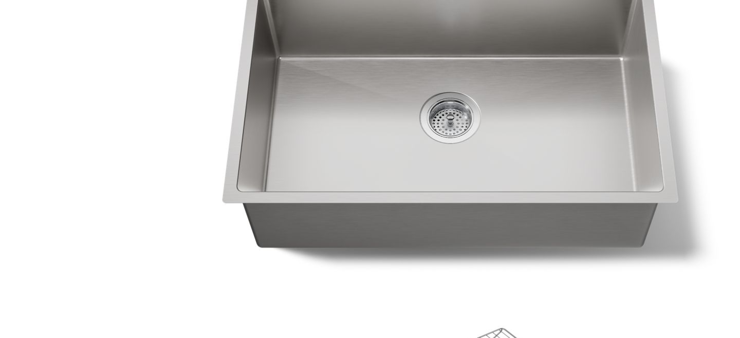 KOHLER Strive 29" undermount single-bowl kitchen sink K-5409