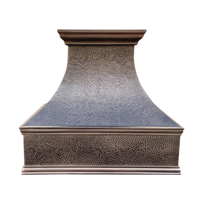 Copper Wall Mount Range Hood with 30'' Internal Hood Ventilation 30" W x 27" H