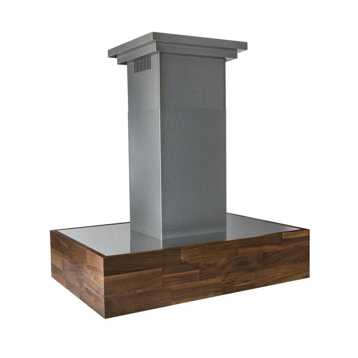 ZLINE 42" Wooden Wall Mount Range Hood Butcher Block, 681W-42