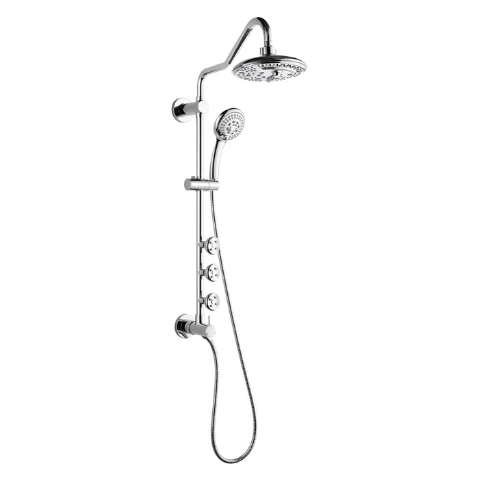 Forno Acqua AcquaSPA Retrofit Shower, Overhead Rainfall, Shower Head SC32CP-C8