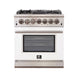 Forno Capriasca 30" Gas on Gas Range — FFSGS6260-30WHT