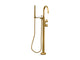 KOHLER Components Floor-mount bath filler trim, lever handles, handshower K-T77984-4