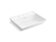 KOHLER Brazn 23" rectangular vessel bathroom sink K-21059-8