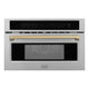 ZLINE 30” Convection Microwave, Stainless Steel, Bronze MWOZ-30-CB