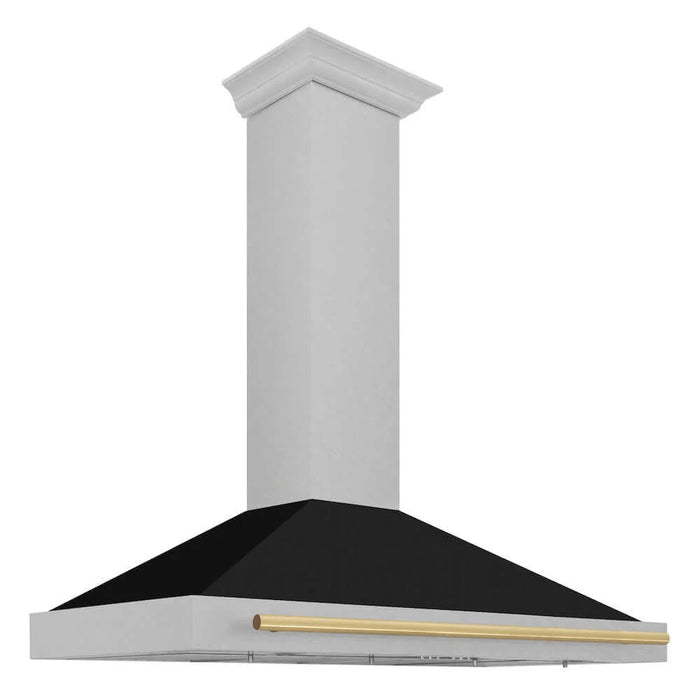 ZLINE 48" Autograph Stainless Wall Range Hood KB4SNZ-BLM48-G