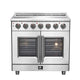 Forno Massimo 36" French Door Electric Range — FFSEL6955-36