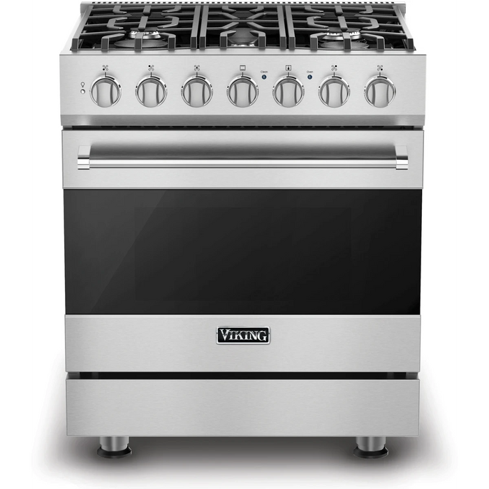 Viking® 3 Series 30" Pro Style Range RVGR33025BSSLP