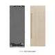 ZLINE 30" Panel Ready Column Refrigerator, Graphite Gray Interior Polished Gold RBCRVZ-30-G