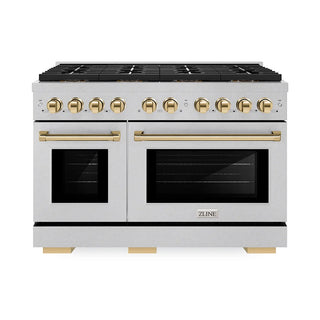 ZLINE 48" Paramount Gas Range DuoPro™ Cooktop, Dual Ovens PSGRSZ-48-G
