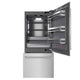 ZLINE 36" Built-In Bottom Freezer Refrigerator,Water Dispenser, Ice Maker, DuraSnow® Stainless Steel Graphite Gray GRBIT-SN-36