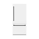 ZLINE 36" Panel Ready Built-In Bottom Freezer Refrigerator,Water Dispenser, Ice Maker, Matte Black RBITZ-36-MB