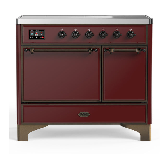 ILVE 40"Majestic III Induction Range, UMDIB40QNR3 — UMDIB40QNR3AWB