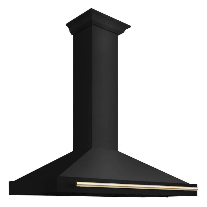 ZLINE Convertible Black Stainless Steel Wall Mount Range Hood BSKB4Z-48-G