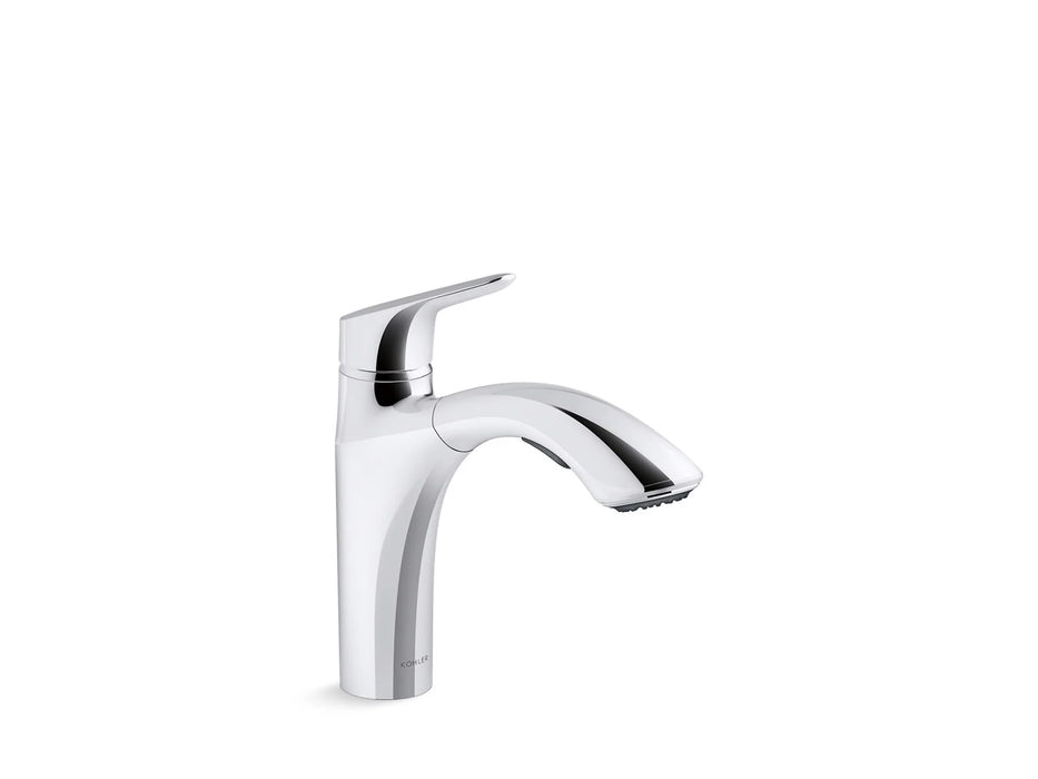 KOHLER Rival Pull-out kitchen sink faucet with two-function sprayhead K-30468