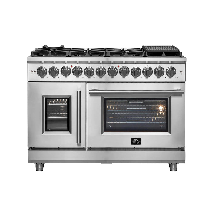 FORNO Massimo 48″ French Door Dual Fuel Range FFSGS6325-48