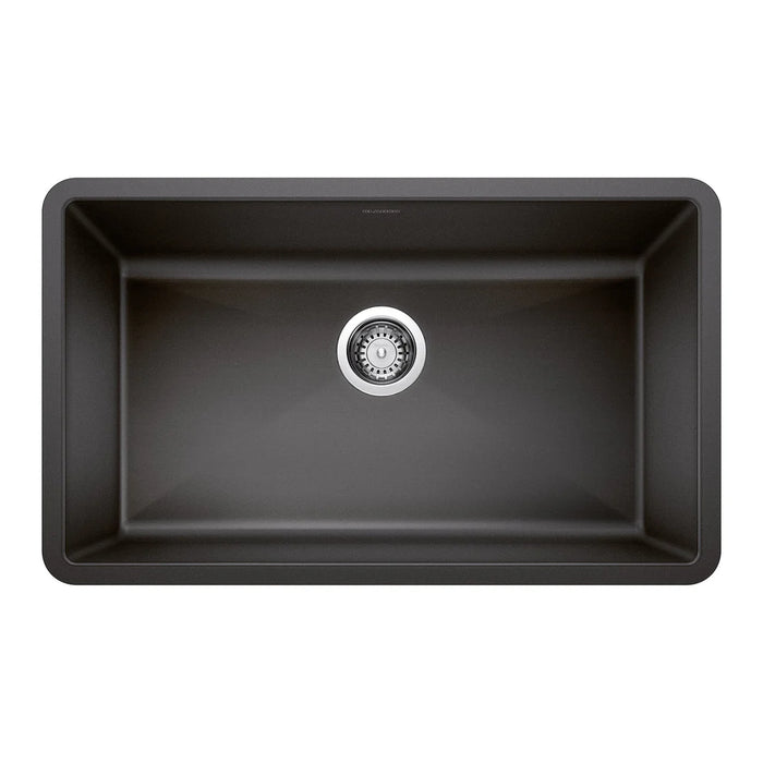 BLANCO Precis SILGRANIT 32" Super Single Undermount Kitchen Sink