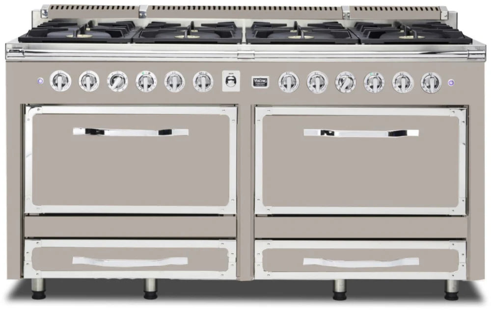 VIKING Tuscany Series 66" Dual Fuel Range, Pacific Grey TVDR6618BPG