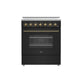 Forno Paolo 30" Electric Range — FFSEL6011-30BLK