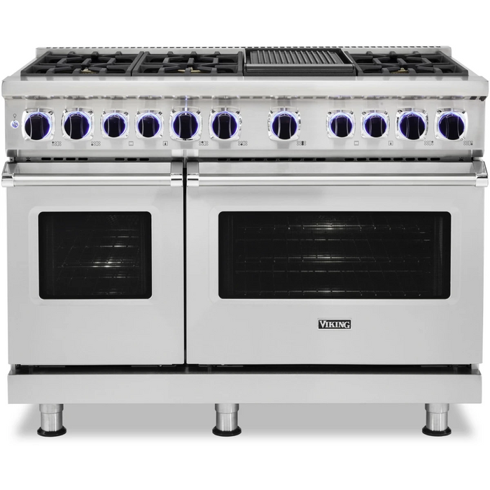 Viking® 7 Series 48" Stainless Steel Pro Style Dual Fuel Range VDR74826GSS