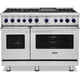 Viking® 7 Series 48" Stainless Steel Pro Style Dual Fuel Range VDR74826GSS