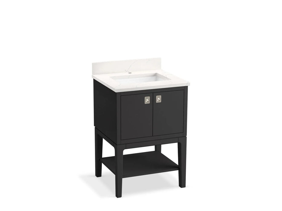 KOHLER Seagrove by Studio McGee 24" bathroom vanity cabinet, sink, quartz top K-35024