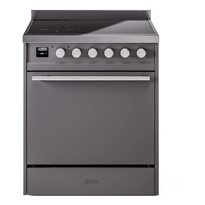 ILVE 30"Professional Plus Induction Range, Matte Graphite UPI304QMPMG