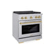 ZLINE 30"Gas Range, Convection Oven Stainless Steel, Champagne Bronze, SGRZ-30-CB