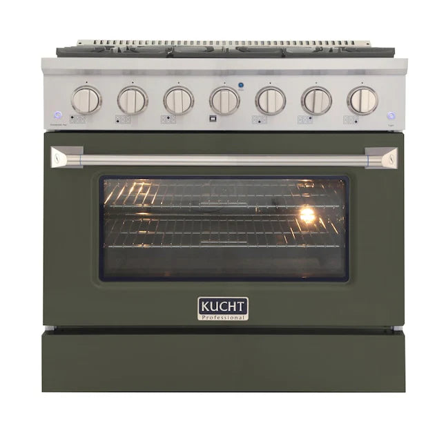 Kucht 36” Pro-Style Kitchen Dual Fuel Range - KDF362/LP-OG