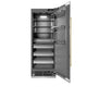 ZLINE 30" Column Refrigerator DuraSnow®Stainless Steel, Graphite Gray Interior Champagne Bronze RCRVZ-SN-30-CB