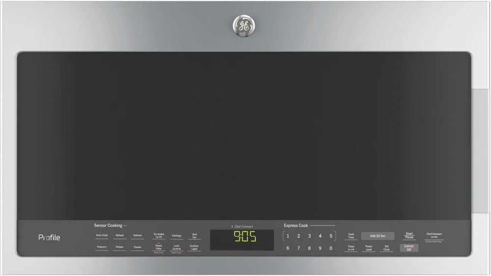 GE Profile 30" Over-The-Range Microwave, Stainless Steel PVM9005SJSS