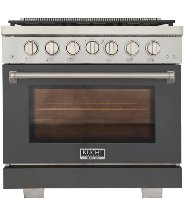 Kucht 36" Freestanding Professional Gas Range KFX3600X-GY