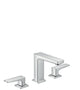 Hansgrohe Metropol Widespread Faucet 110, Lever Handles And Pop-Up Drain