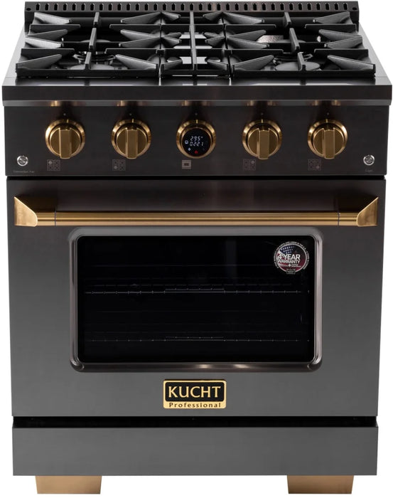 Kucht 30" Freestanding Dual Fuel Range  Liquid Propane KXD30/LP