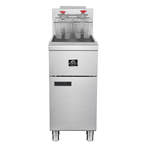 Forno Commerciale Propane Gas Deep Fryer FCMGF0016 - Front View