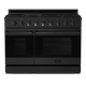 Gordon Ramsay by THOR Kitchen 48"Professional Natural Gas Range, Matte Black, RSG48EB