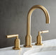 Lambeth Smooth Lever-Handle 8" Widespread Gooseneck Faucet