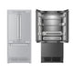 ILVE 36" Built-In French Door Refrigerator, Panel Ready URFD36SIWPRY