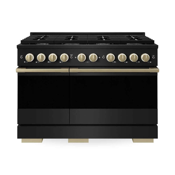 ZLINE Marino Double Oven Dual Fuel Range MDRBZ-48-CB