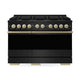ZLINE Marino Double Oven Dual Fuel Range MDRBZ-48-CB
