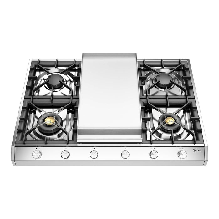 ILVE Professional Plus II 36" Built-In Gas Cooktop UHCP965FSS