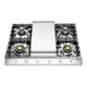 ILVE Professional Plus II 36" Built-In Gas Cooktop UHCP965FSS