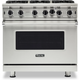 Viking® 5 Series 36" Stainless Steel Pro Style Range VGIC53626BSS