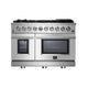 Forno Massimo 48″ Gas on Gas Range — FFSGS6239-48